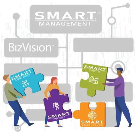 S.M.A.R.T. Management Puzzle Teamwork